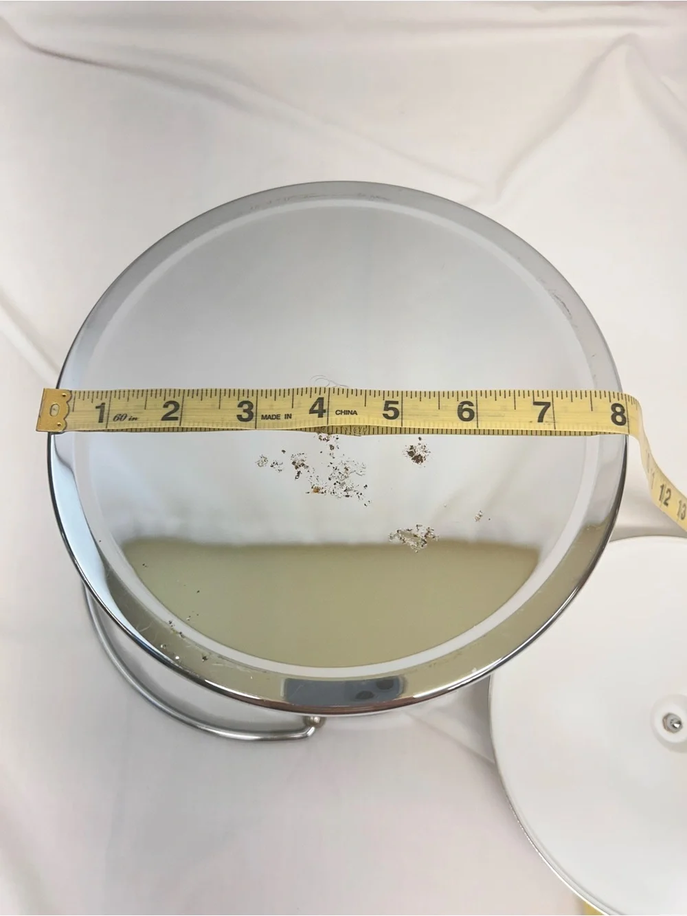 MCM Serv-Master Textured Ice Bucket with Handle - Silver Vintage